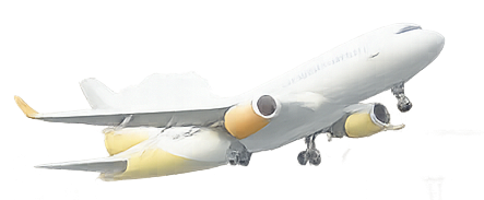 Plane departing from Vienna Airport